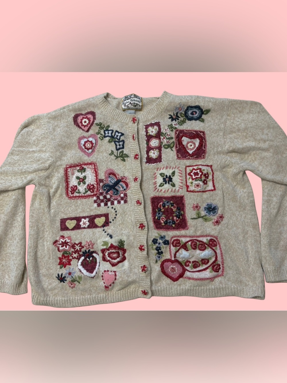 Vintage patchwork sweater
